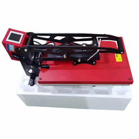 Presse à Chaud Verticale Électrique Manuelle 60x40cm avec Base Coulissante pour Transfert Thermique sur T-shirts et Étiquettes – Nouveauté