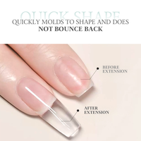 Nouveau HEMA & TPO FREE Builder Extension Nail Gel Hypoallergénique Transparent Nail Building Gel Builder Gel dur pour salon de manucure