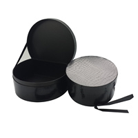 Boîte rigide auto-élevante en carton réutilisable avec poignée, couleur personnalisée, dorure à chaud, emballage cadeau portable pour artisanat