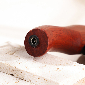 Electrotérmico Bian Stone Gua Sha Herramienta Masaje corporal Dispositivo de moxibustión Mango de madera Bian Stone Meridian <span class=keywords><strong>Massage</strong></span> Board - Product Image 3