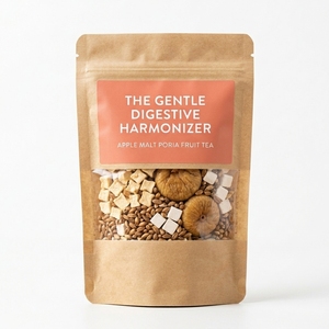 Mélange <span class=keywords><strong>de</strong></span> soupe aux pommes séchées, malt, Poria, figues et champignons, ingrédients à base <span class=keywords><strong>de</strong></span> plantes chinoises, thé aux fruits, <span class=keywords><strong>bouillon</strong></span> bien-être, sachet digestif - Product Image 1