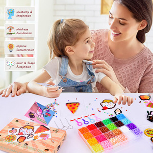 Kit de Perles Hama Créatives de Dernière Génération, 10000 Pièces, 5mm, Perles Perler, Kit d'Artisanat, Porte-clés, Jouets Éducatifs pour Enfants - Product Image 4
