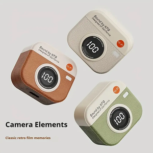 Auricolari Wireless In-Ear Retro Camera Q86 con Display LED <span class=keywords><strong>e</strong></span> Funzione a Bassa Latenza per il Gaming - Product Image 5
