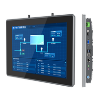 Tablette PC industrielle tactile capacitive 11,6 pouces, blanc et noir, avec système d'exploitation Windows 10, Linux, RS232, pour la commande de la maison intelligente