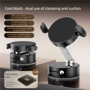 Support de téléphone multifonctionnel pour voiture-Clip et magnétique à double usage, rotation multi-axes, ventouse à vide, universel pour tous les téléphones - Product Image 5