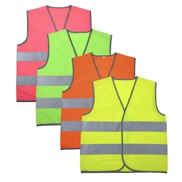 Class 2 ANSI High Visibility Reflective Safety Vest Heavy Duty Mesh Zipper and Hi Vis Construction Surveying Engineering