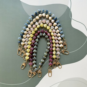 Chaîne de téléphone en <span class=keywords><strong>perles</strong></span> teintées, accessoires universels pour sac, porte-clés et pendentifs - Product Image 2