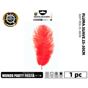 PLUMA SUAVE 15CM 12PC #40042 Suministros para fiestas - Product Image 1
