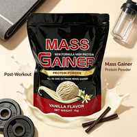 1 kg de poudre de protéines de lactosérum à la vanille OEM/ODM, teneur élevée en protéines, croissance musculaire, complément nutritionnel après l'entraînement, nutrition pour la salle de sport