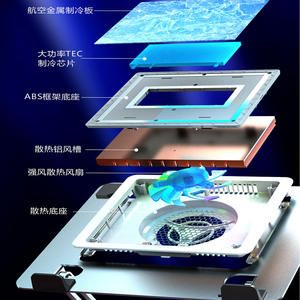 <span class=keywords><strong>Support</strong></span> <span class=keywords><strong>de</strong></span> <span class=keywords><strong>tablette</strong></span> bureau Riser réglable ordinateurs <span class=keywords><strong>de</strong></span> bureau semi-conducteur ventilateur <span class=keywords><strong>de</strong></span> refroidissement <span class=keywords><strong>radiateur</strong></span> pliable <span class=keywords><strong>support</strong></span> pour ordinateur portable pour <span class=keywords><strong>tablette</strong></span> Pro 12.9-15.9 - Product Image 5