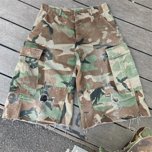 Pantalones cortos <span class=keywords><strong>de</strong></span> mezclilla <span class=keywords><strong>de</strong></span> algodón personalizados para <span class=keywords><strong>hombre</strong></span>, 6 bolsillos, Bermudas <span class=keywords><strong>de</strong></span> diseñador <span class=keywords><strong>de</strong></span> gran tamaño para <span class=keywords><strong>hombre</strong></span>, pantalones cortos <span class=keywords><strong>de</strong></span> camuflaje holgados <span class=keywords><strong>de</strong></span> verano para <span class=keywords><strong>hombre</strong></span> - Product Image 1