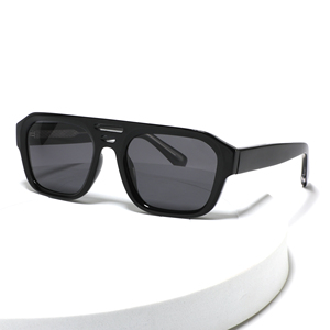 2025 nuevo diseño de moda gafas de sol Unisex logotipo personalizado gafas de sol polarizadas Vintage marco cuadrado gafas de sol de acetato - Product Image 4