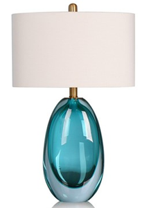 Di alta qualità di lusso gusto della moda lampada da tavolo in vetro <span class=keywords><strong>Estetismo</strong></span> lampada da tavolo con paralume per hotel Villa soggiorno camere da comodino - Product Image 6