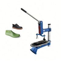 Presse à semelles de chaussures automatique et manuelle de petite taille, utilisée pour la réparation des plaques de pressage de chaussures en usine, destinée aux industries de la fabrication de chaussures