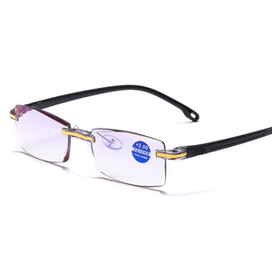 <span class=keywords><strong>Gafas</strong></span> de lectura sin montura con bloqueo de luz azul para <span class=keywords><strong>hombre</strong></span> y mujer, anteojos de lectura sin marco cuadrados para <span class=keywords><strong>presbicia</strong></span>, dioptrías + 1,0 1,5 2 2,5 4,0 - Product Image 6