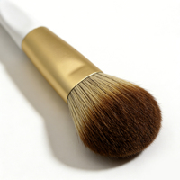 Pinceau à blush synthétique doux avec logo personnalisé, faible MOQ, pinceau cosmétique pour le visage, outils de maquillage