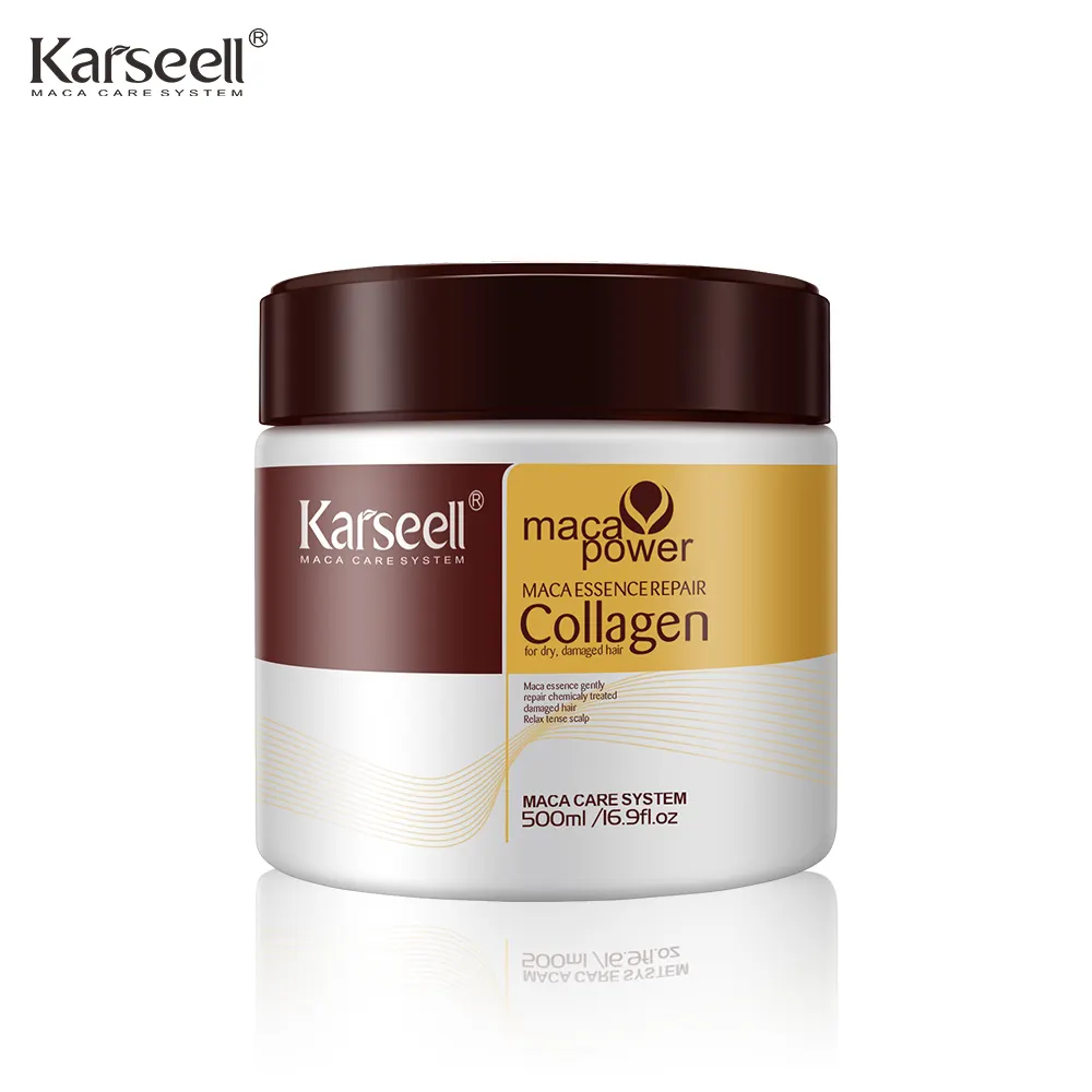 Karseell Hot Selling Organic Pflegen Sie das Haar sanft und reparieren Sie das Haar. Trockene natürliche Arganöl-Haarmaske