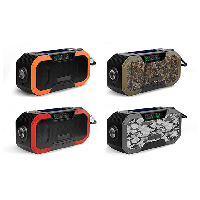IPX7 Étanche Sans Fil Haut-parleurs Portables Bluetooth avec Affichage LED FM Radio SOS pour Douche Piscine Fête Voyage