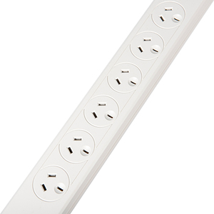 ปลั๊กพ่วง 6 ช่อง แบบ AU สีขาว พร้อมพอร์ต USB ป้องกันไฟกระชาก - Product Image 2