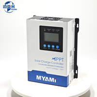 Contrôleur de charge solaire intelligent MPPT MYAMI New Look 120A 60A, automatique 12V 24V 36V 48V 96V pour système solaire domestique/voiture/camping-car, directement de l'usine