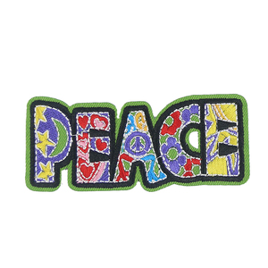 Toppa Ricamata Ecologica da Cucire con <span class=keywords><strong>Lettere</strong></span> Colorate e Forme di Fiori e Cuori per Gilet, Maglie e Borse - Product Image 2