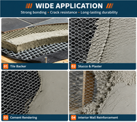 Grillage métallique plat diamanté 1,75 lb 2,5 lb 3,4 lb Grillage métallique expansé galvanisé 27x96 Grillage à plâtre Maille de stuc pour enduit mural