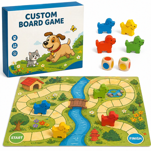 Wholesale Vietnam OEM Custom Board Game Cardboard Printed Competitive Game Mini Travel <b>Table</b> Game Manufacturer with Your Design - Product Image 1