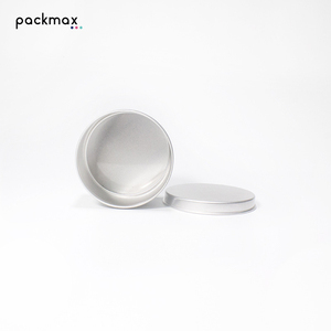 200ml 80*50mm Separated Lid Aluminum Tin for Hair Wax Car Wax - Rust Proof Round Metal <b>Packaging</b> Can Wholesale - Product Image 3