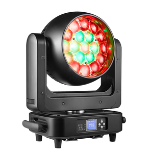 Projecteur LED à tête mobile 19x25W <span class=keywords><strong>Aura</strong></span> Zoom Wash Effect Beam Wash RGBW DMX512 pour DJ, club, discothèque, scène, mariage, fête, performance live - Product Image 3