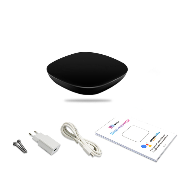 105*105 Non Gang WiFi Smart IR Repeater DC5V WiFi Mesh APP Control Alexa Google IR Remote Transmitter EU US Standard