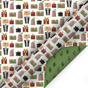 High Quality <b>Glossy</b> Double-sided Pattern Colorful Gifts Pattern Wrapping <b>Paper</b> Valentine's Day & Birthday Gift Decorative <b>Paper</b> - Product Image 1