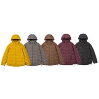 Blouson matelassé décontracté pour homme, 90 % duvet, à capuche, fermeture éclair intégrale, poches, cordons de serrage, hiver, grandes tailles et extra-larges, 6XL 7XL