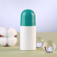 Bouteille de déodorant à bille roulante personnalisée de 30ml 50ml 60ml 75ml 90ml Rouleau de déodorant en plastique PP sur emballage Rouleau vide sur bouteille