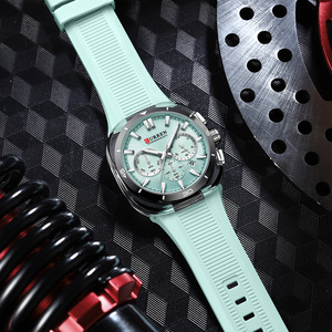 CURREN 8502 Nuovo <span class=keywords><strong>Orologio</strong></span> da Polso da <span class=keywords><strong>Uomo</strong></span> alla Moda, Cronografo con Data, <span class=keywords><strong>Orologio</strong></span> al Quarzo di Alta Qualità, Impermeabile e Luminoso - Product Image 3