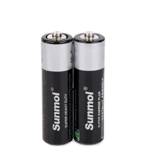Sunmol OEM ब्रांड 1.5V R6 कार्बन बैटरी ए. ए. UM3 प्राथमिक बैटरी के साथ फैक्टरी प्रत्यक्ष मूल्य