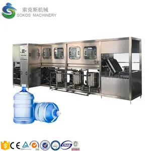 Reliable Price 20L 5Gallon Capper Water Bottle Botteling Filling Machine Production Line 19L Bottles 5 Gallon