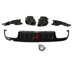 Difusor Trasero LED para Parachoques Trasero W205 para <span class=keywords><strong>Mercedes</strong></span> <span class=keywords><strong>Benz</strong></span> Clase C W205 C300 <span class=keywords><strong>C250</strong></span> 2014 <span class=keywords><strong>2016</strong></span> 2019 - Product Image 1