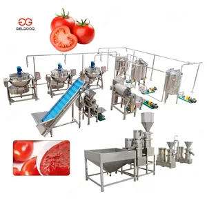 Hot Selling Commercial Small Scale Automatische Tomatensauce Herstellung Pflanze Tomaten püree Maschine