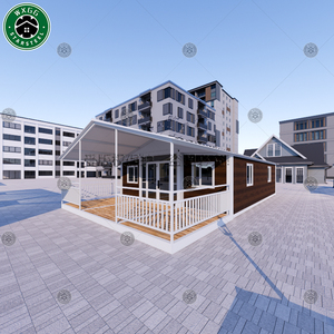 Casa Extensible de 20 Pies y 40 Pies, Casa Prefabricada de Acero Portátil, 2 Dormitorios con Baño - Product Image 1