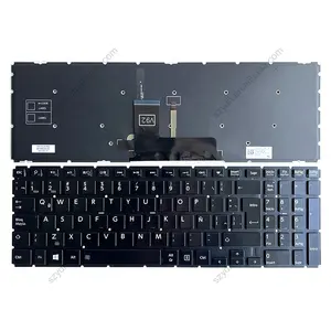 拉拉丁西班牙新笔记本电脑键盘东芝卫星半径P50W-B P55W-B AEBLYL01110黑色背光无框SP键盘