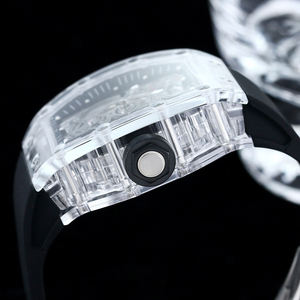 Montre Tourbillon Transparente de Luxe avec Verre Saphir Premium pour Dîners d'Affaires, Anniversaires Spéciaux, Montre Sophistiquée - Product Image 3