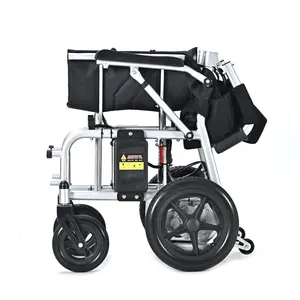 2024 New Producd Electric Wheelchair Lightweight Foldable 250*2 Brushless Motor High-carbon Steel Mobility Wheelchairs