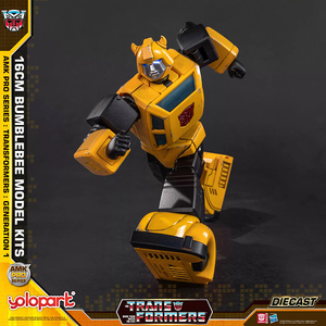 Yolopark <span class=keywords><strong>Transformers</strong></span> <span class=keywords><strong>Bumblebee</strong></span> AMK PRO Figurine de collection officielle pré-assemblée en métal moulé sous pression de 16 cm, Génération 1 - Product Image 2