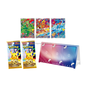 Op voorraad 30e verjaardag Japanse <span class=keywords><strong>Rowlet</strong></span> Litten Popplio kaartenset 3 holografische kaarten 2 sets van 6 kaarten - Product Image 1