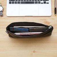 Portefeuille de luxe en cuir véritable pour femme, avec dragonne, multifonction, pour téléphone, avec poche pour billets et fermeture éclair