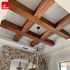 Poutres en <span class=keywords><strong>imitation</strong></span> <span class=keywords><strong>bois</strong></span> de chêne blanc rustique Allandgroup pour plafond de salon – Idéal pour les propriétaires et les designers - Product Image 4