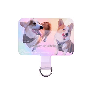 Aksesoris tali ponsel, penggantian emblem Tab ponsel cetakan Integral TPU tahan lama, aksesori tali ponsel, Logo kustom, Tab Tether bentuk tidak beraturan - Product Image 3