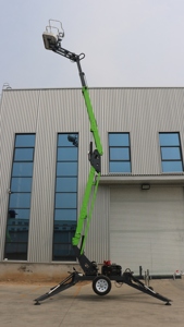 Plateforme élévatrice télescopique électrique de haute qualité 10m 12m 14m 16m remorquable pour l'installation de panneaux d'affichage - Product Image 6