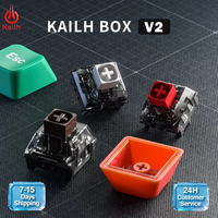 Kailh Customized MX Compatible Switch IP56 Dustproof Waterproof BOX V2 Switch Red/White/Brown for Mechanical Switches Keyboard