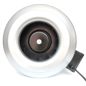 12 "Centrífuga Inline Duct Fan Speed Control Greenhouse Fan Metal Housing Plastic Wheel 24v 48v 250mm Circular Inline Fan - Product Image 1